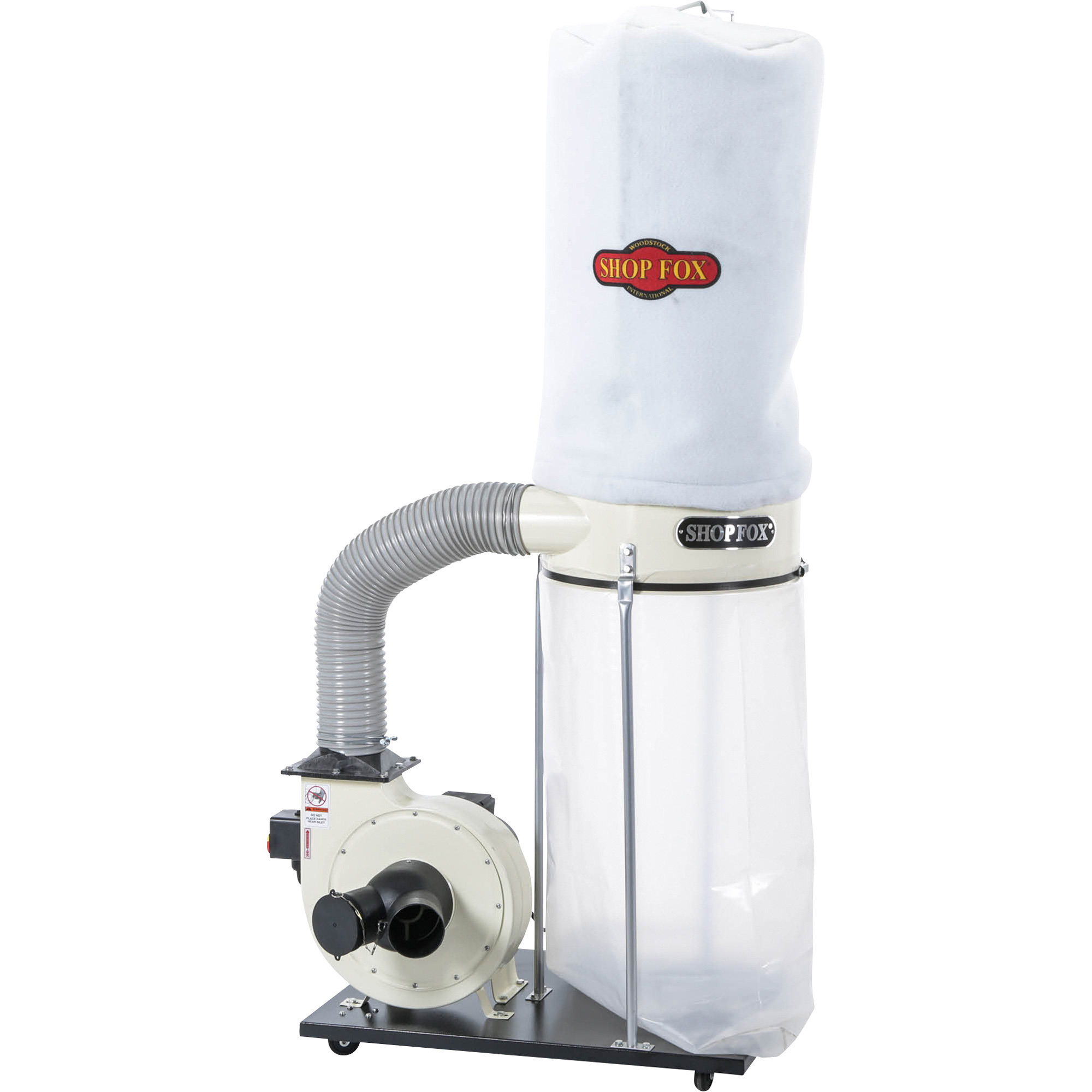 Shop Fox Dust Collector - 2 HP, 1550 CFM, 12in. Steel Impeller, Model# W1666